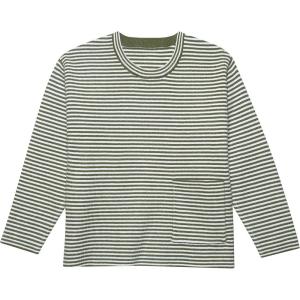 imageGerber Baby and Toddler Boys Striped Sweater with PocketGreen