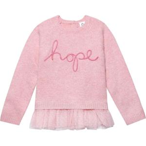 imageGerber Baby and Toddler Girls Sweater with Tulle TrimPink