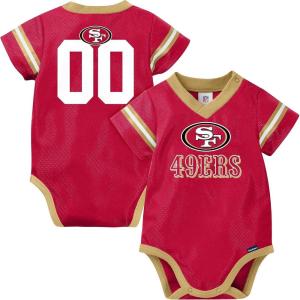 imageGerber NFL Unisex Baby Nfl Team Jersey Onesie BodysuitTeam Color