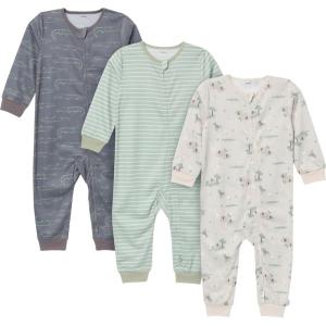 imageGerber Toddlers and Baby Boys Loosefit Polyester Jersey Footless PajamasJungle