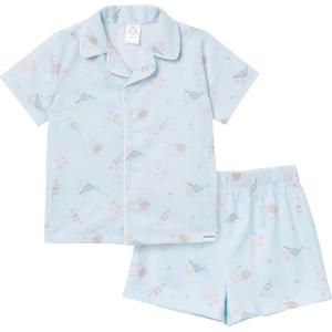 imageGerber Toddlers and Baby Girls 2Piece Coat Style Pajama Short SetSea