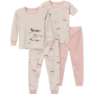 imageGerber UnisexBaby Toddler Snug Fit 4Piece Pajama SetDog