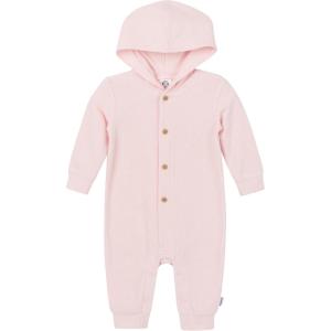 imageGerber babygirls Baby Boys Hooded RomperPink