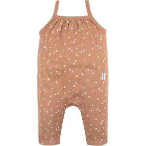 imageGerber babygirls Sleeveless Cotton Longleg Romper JumpsuitDitsy Floral