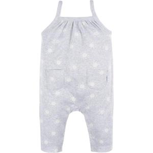 imageGerber babygirls Sleeveless Cotton Longleg Romper JumpsuitSunny