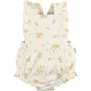 imageGerber babygirls Sleeveless Ruffle RomperBouquets