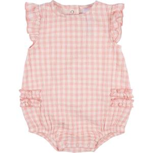 imageGerber babygirls Sleeveless Ruffle RomperGingham