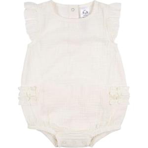 imageGerber babygirls Sleeveless Ruffle RomperIvory