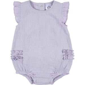 imageGerber babygirls Sleeveless Ruffle RomperPurple
