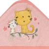 imageGerber 2Pack Baby Girls Kitty Floral Hooded Towel
