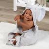imageGerber Baby 4 Piece Animal Character Hooded Towel and Washcloth Set Grey Elephant One SizeGrey Elephant