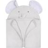 imageGerber Baby 4 Piece Animal Character Hooded Towel and Washcloth Set Grey Elephant One SizeGrey Elephant