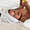 imageGerber Baby 4 Piece Animal Character Hooded Towel and Washcloth Set Grey Elephant One SizeGrey Zebra