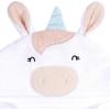 imageGerber Baby 4 Piece Animal Character Hooded Towel and Washcloth Set Grey Elephant One SizeWhite Unicorn