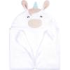 imageGerber Baby 4 Piece Animal Character Hooded Towel and Washcloth Set Grey Elephant One SizeWhite Unicorn