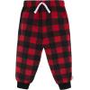 imageGerber Baby Boys 2Piece Fleece Pajamas Pants SetRed Plaid