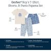 imageGerber Baby Boys 3Piece Pajama Set Polyester Jersey Top Pants  ShortsBear