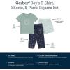 imageGerber Baby Boys 3Piece Pajama Set Polyester Jersey Top Pants  ShortsRock  Roll