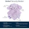 imageGerber Baby Plush Lovey Security Blanket Dog One SizeSolid Bunny