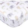 imageGerber Baby Unisex 2Pack Knit Crib Sheet Animal Geo Girl One SizeAnimals  Geos Neutral