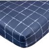 imageGerber Baby Unisex 2Pack Knit Crib Sheet Animal Geo Girl One SizeCoastal Calm