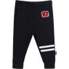 imageGerber NFL Baby Boys 3piece Onesie Bodysuit Active Pant and Cap SetBengals