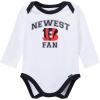 imageGerber NFL Baby Boys 3piece Onesie Bodysuit Active Pant and Cap SetBengals