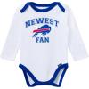 imageGerber NFL Baby Boys 3piece Onesie Bodysuit Active Pant and Cap SetBills