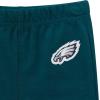 imageGerber NFL Baby Boys 3piece Onesie Bodysuit Active Pant and Cap SetEagles
