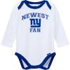 imageGerber NFL Baby Boys 3piece Onesie Bodysuit Active Pant and Cap SetGiants