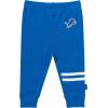 imageGerber NFL Baby Boys 3piece Onesie Bodysuit Active Pant and Cap SetLions