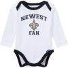 imageGerber NFL Baby Boys 3piece Onesie Bodysuit Active Pant and Cap SetSaints