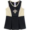 imageGerber NFL babygirls Nfl Cheerleader Dress and Bloomer SetSaints