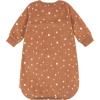 imageGerber Unisex Baby Fleece Wearable BlanketBrown Dots