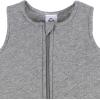 imageGerber Unisex Baby Quilted Wearable Blanket Cotton Blend Oekotex Certified 2way Zipper Safe Sleep SolutionGrey Heather