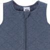 imageGerber Unisex Baby Quilted Wearable Blanket Cotton Blend Oekotex Certified 2way Zipper Safe Sleep SolutionNavy Heather