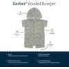imageGerber babyboys Hooded Cotton RomperPalms