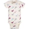 imageGrow by Gerber babygirls 5pack Shortsleeve Onesies BodysuitsGreyPinkIvory