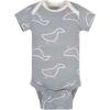 imageGrow by Gerber babygirls 5pack Shortsleeve Onesies BodysuitsGreyPinkIvory