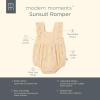 imageModern Moments by Gerber Baby Girls Sleeveless French Terry RomperYellow Floral