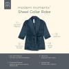 imageModern Moments by Gerber Baby Plush Shawl Collar RobeNavy