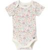 imageModern Moments by Gerber Unisex Baby 4pack Shortsleeve Bodysuits ampamp Shortie SetIvory GardenMedium Lilac