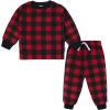 imageGerber Baby Boys 2Piece Fleece Pajamas Pants SetRed Plaid