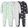 imageGerber Baby Boys Flame Resistant Fleece Footless Pajamas 3PackFox