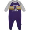 imageGerber NFL Unisex Baby Nfl Team Footed CoverallVikings