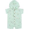 imageGerber babyboys Hooded Cotton RomperSea Scene