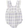 imageModern Moments by Gerber Baby Girls Sleeveless French Terry RomperPurple Gingham