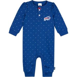 imageGerber NFL Baby Girls Nfl Team Footless CoverallBills