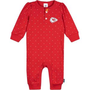 imageGerber NFL Baby Girls Nfl Team Footless CoverallChiefs