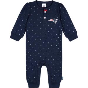 imageGerber NFL Baby Girls Nfl Team Footless CoverallPatriots